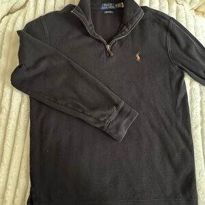 Ralph Lauren Charcoal Quarter-Zip Pullover